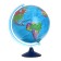 Political Globen Globe, interactive, embossed, diameter 320 mm, with backlighting from batteries, with glasses