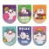 Magnetic bookmarks 6 pieces "Tsypa and cat"