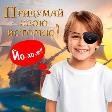 A set of pirate "one -eyed Jack", 4 items-5