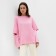 Jumper (longshilv) mist: basy, size l-xl pink color