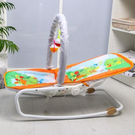 Swear-rocking chair for newborns "Forest Fairy Tale", game arc, removable toys mix-6