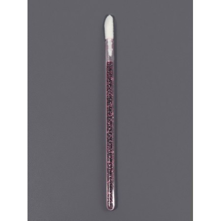 Applicators for lipstick and shine, set - 10 pcs, 9 cm, pink color-4