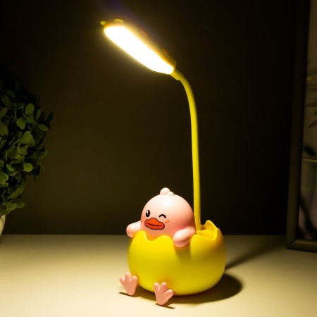 Table lamp "duckling" LED 3W USB AKB yellow-pink 9x9.2x22.7 cm Risalux-2