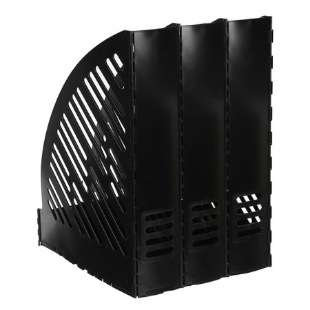 Vertical paper tray, 3 sections, black-2