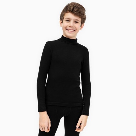 Jumper for a boy (thermo), black color, height 110-116