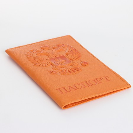 Passport cover, orange color-3