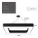 LED LED GEOMETRIA Quadro 70W 4000K 4200LM IP40 80x80x8 black