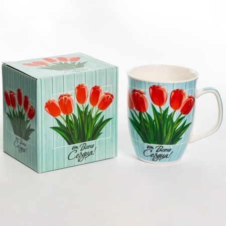 Gift mug OLAFF "from the bottom", 350 ml