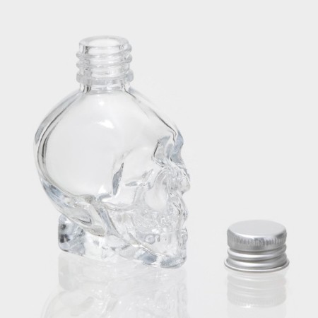 Glass jar for spices with a metal lid "Skull. Halloween ", 30 ml, 4 × 5.5 × 7 cm-2