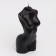 Figure candle "Women's bust", 6x14 cm, black, 4 hours