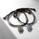 Bracelets "Demetrons" flowers and butterflies, colored, 8 cm
