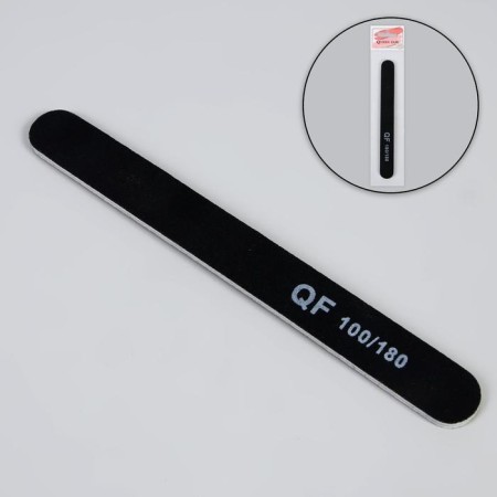 File - emery, abrasiveness 100/180, 18 cm, black color-1