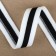 Braid knitted lamps 15 mm, 9.1 ± 0.5 m, white/black color