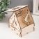 Domik box "Fir tree" Natural 12x10x14 cm (set of 7 parts)