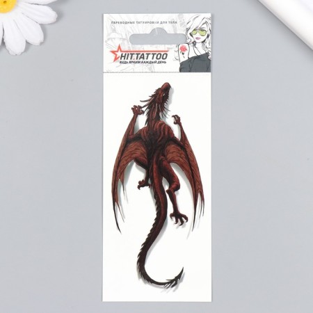 Tattoo on the body "Dragon" 5.6x12 cm