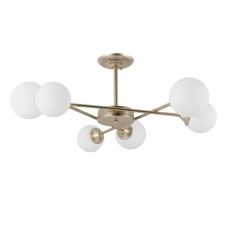 Ceiling chandelier Arte Lamp Marco A2703PL-6SG, E14, 6x60 W, 81x81x34 cm, golden