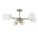 Ceiling chandelier Arte Lamp Marco A2703PL-6SG, E14, 6x60 W, 81x81x34 cm, golden