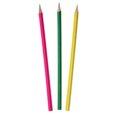 Pencils 12 colors, wooden body, triangular-2