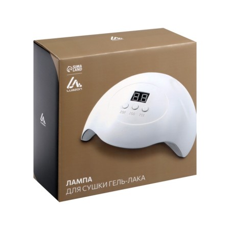Luazon Luf-06, UV/LED, 36 W, 15 diodes, Timer 30/60/90 C, USB, White-7