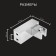 Bowl Holder Zein Z90, square, plastic, chrome