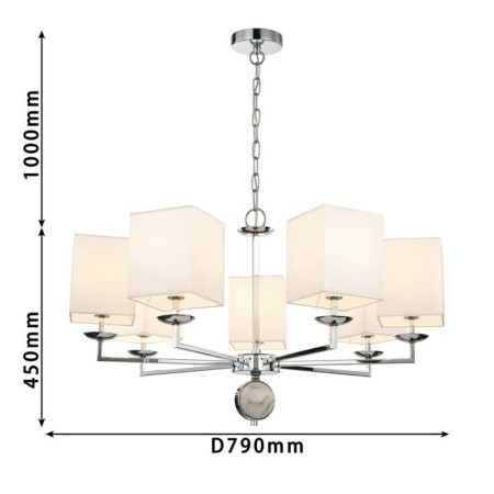 Diva Suspension 790 mm, E14 280W-9