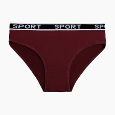 Cowards women's slips, burgundy color, size 44-46