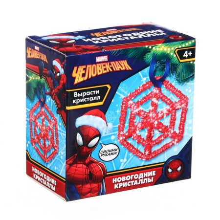 Set for Marvel experiments “New Year's Crystals: Spider-Man”, with your own hands