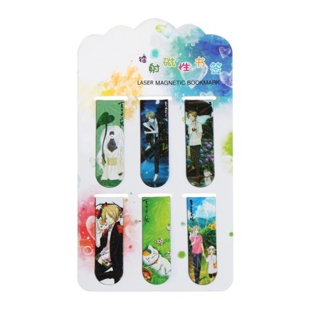 A set of magnetic bookmark for books Calligrata 6 pieces, "Anime", MICC-6