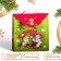Gift box "Bag with snowmen", 21.4 x 22.5 x 9.3 cm