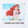 T -shirt "Little Mermaid" Oversize Princess, white color