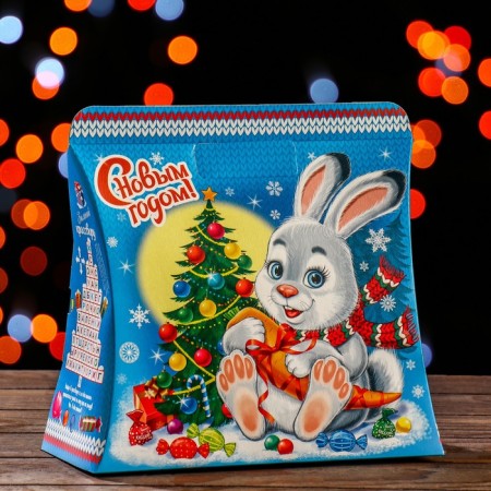Gift box "Rabbit with carrots", 20 x 24 x 12 cm