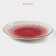 Porcelain shade "Cosmos", d = 21.2 cm, red color