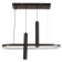 Bayerlux "Fani" chandelier 1+2LED 50W 3 Black modes 25x58x15-85 cm