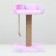A column-bungee with a sunbed, 35 x 35 x 50 cm, pink-white