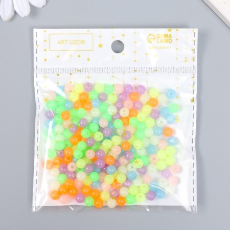 Beads for the work of acrylic phosphorus "balls" set of 20 g 0.6x0.6x0.6 cm-3