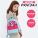 Bulk textile backpack with pocket "Magic Horse", a reflector. Elements, 27x23 x 10 cm