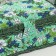 Casket for needlework "Field flowers on green" 18x12x9.5 cm