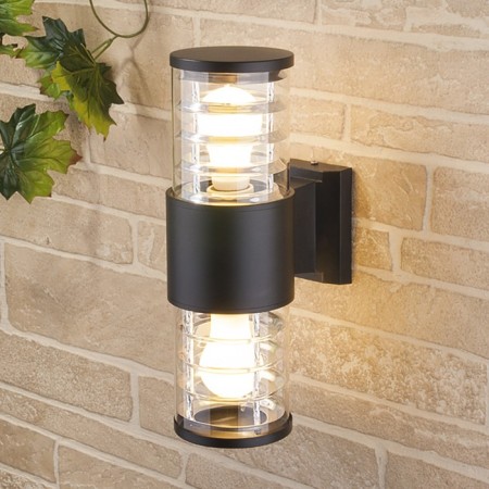 Elektrostandard Light Garden-Park, 2x60W, E27, IP54, Wall, Techno 1407 Black-1