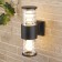 Elektrostandard Light Garden-Park, 2x60W, E27, IP54, Wall, Techno 1407 Black