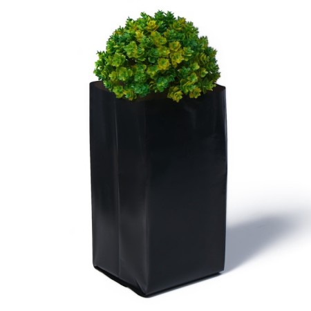 Package for seedlings, 3 l, 11 × 30 cm, polyethylene with a thickness of 60 microns, with perforation, black, Greengo-6