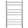 Electric towel Grois Nex GR-112, 400x800 mm, 8 crossbars, lower, white