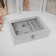 Standing for jewelry "Casket", 7 stripes, 9 cells, 20 × 15 × 4.5, color gray color