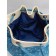 Women's bag Fiona Blue - beige anchor