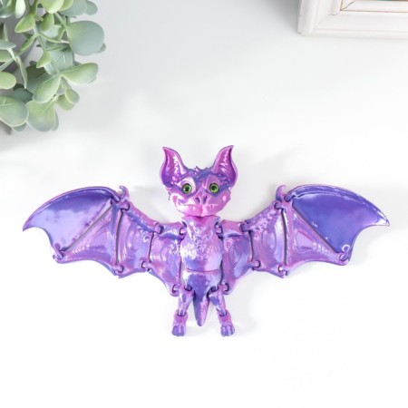 Souvenir-Antistress "Bat Bartog" 23.5x11.5x3.8 cm, lilac
