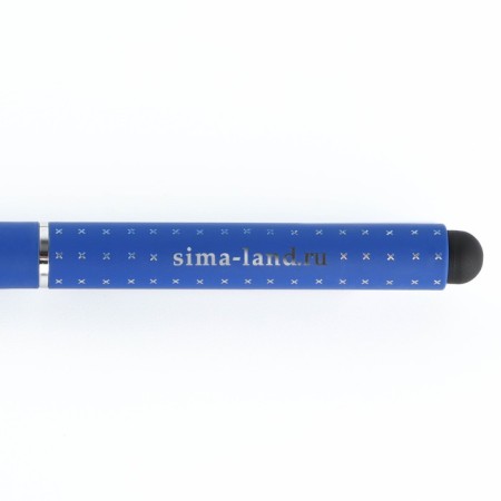 Metal pen "Always the first", blue paste 1.0 mm-2