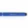 Metal pen "Always the first", blue paste 1.0 mm