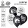 Latex ball 12 "Real man", compliments for him, 1 tbsp., 100 pcs.