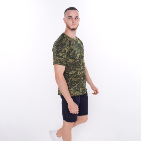 Male shorts, dark blue color, size 50 (34)-3
