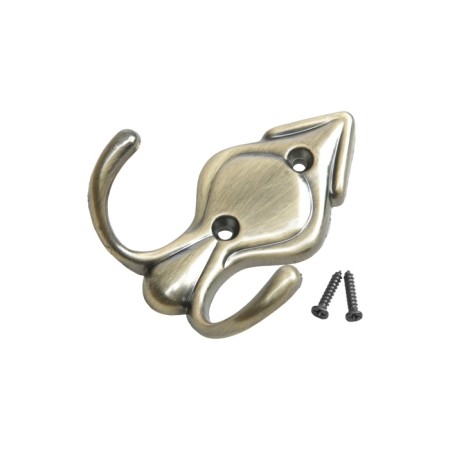 Hook furniture tundra TKD025, two -rod, bronze-4