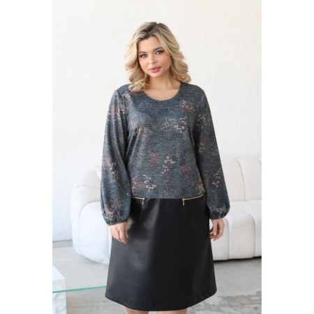 Female dress, size 60, black color-8